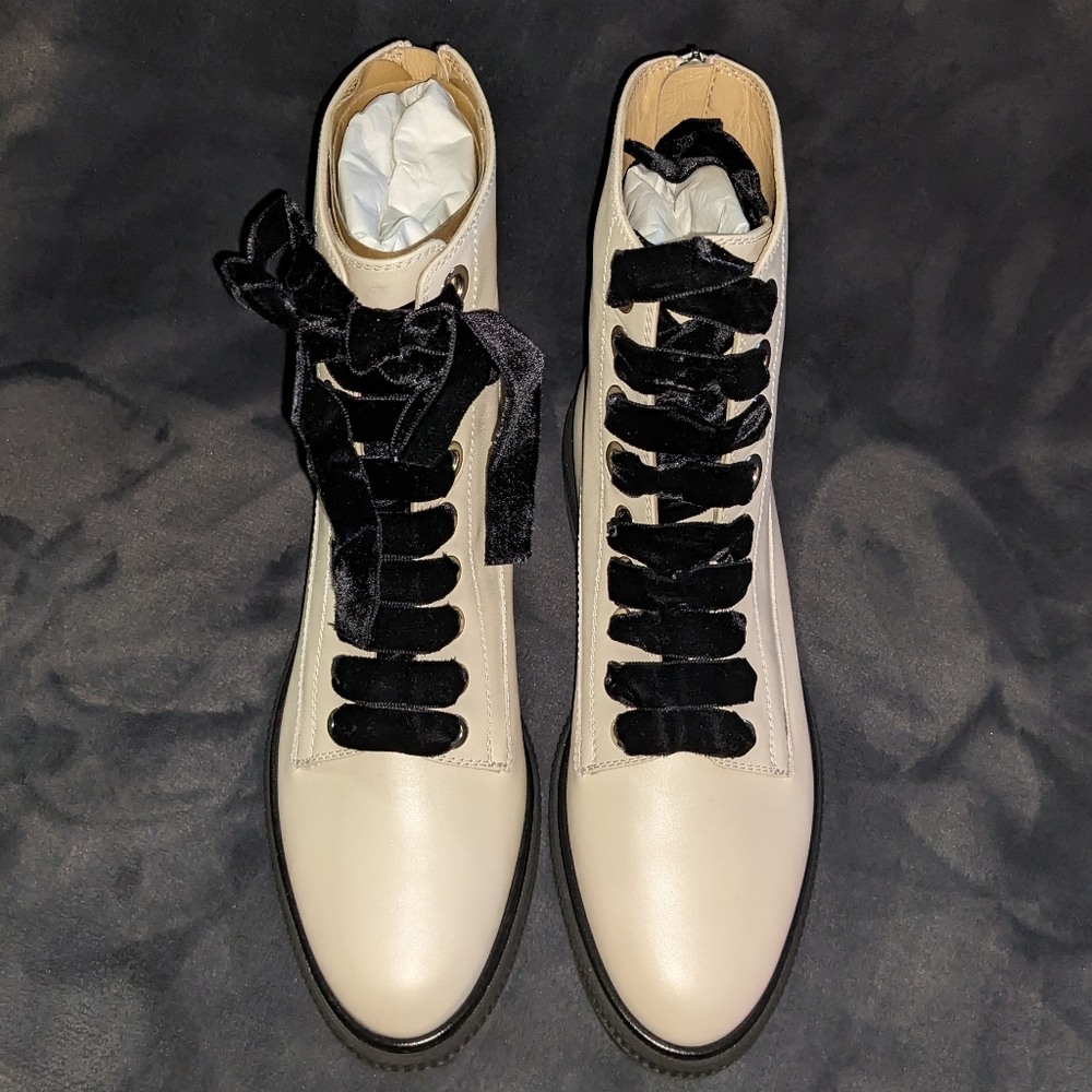Sergio Rossi Camilla Combat Boots, NWT - Picture 3 of 15